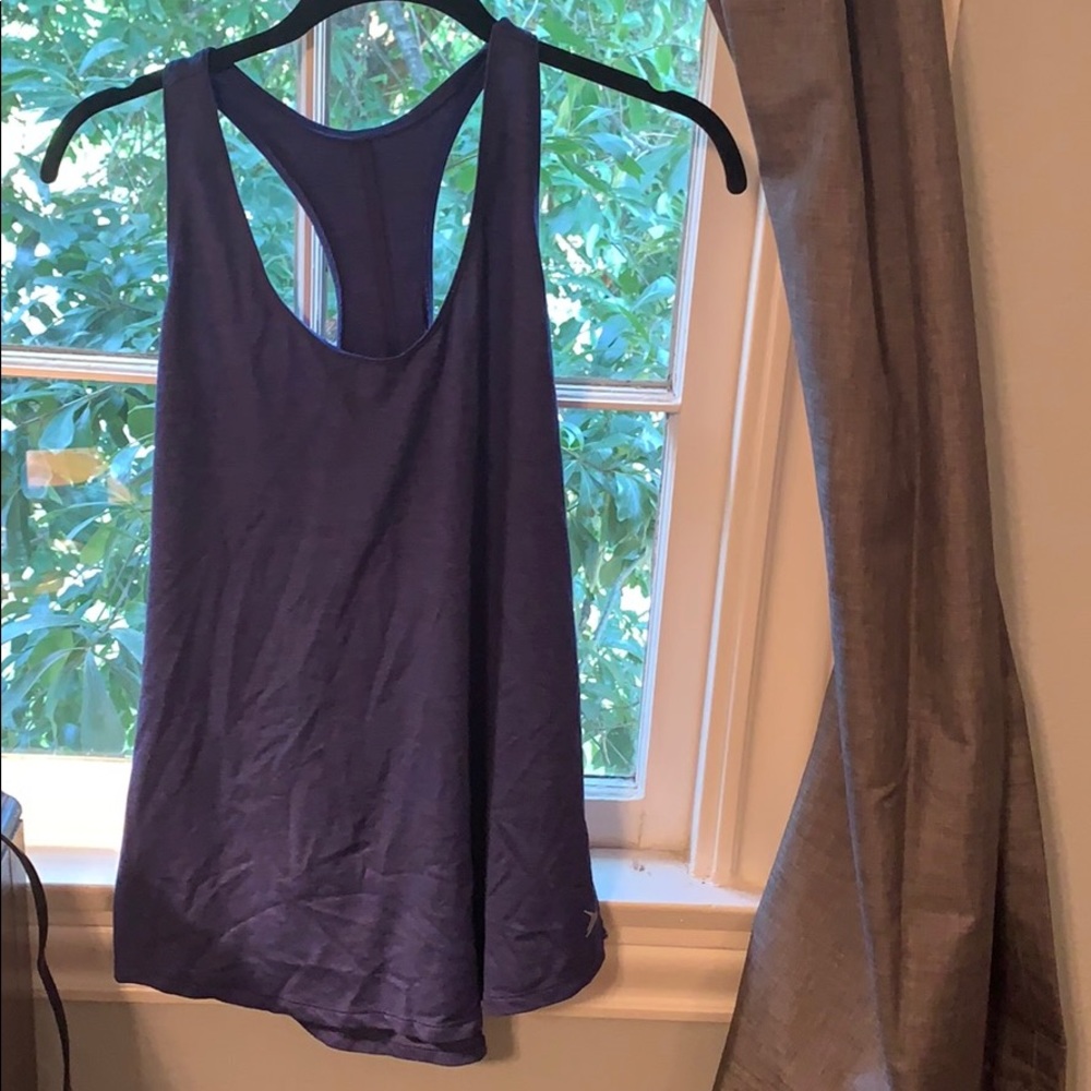 Racer back running top